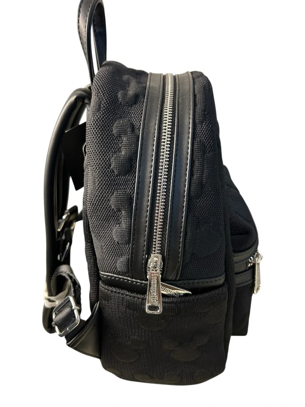 Loungefly Black Embossed Mickey Mini Backpack